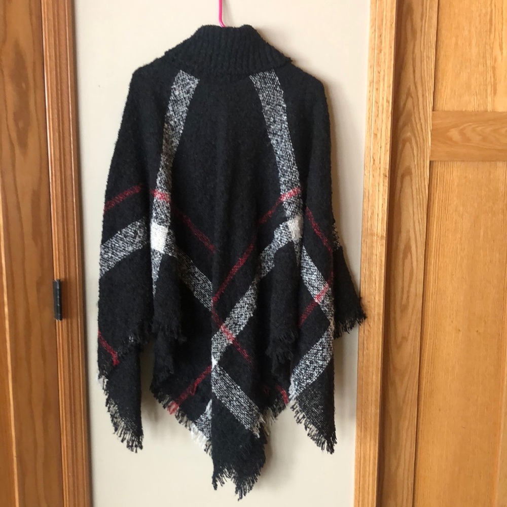 Vegan Wool Poncho - NWT, never worn